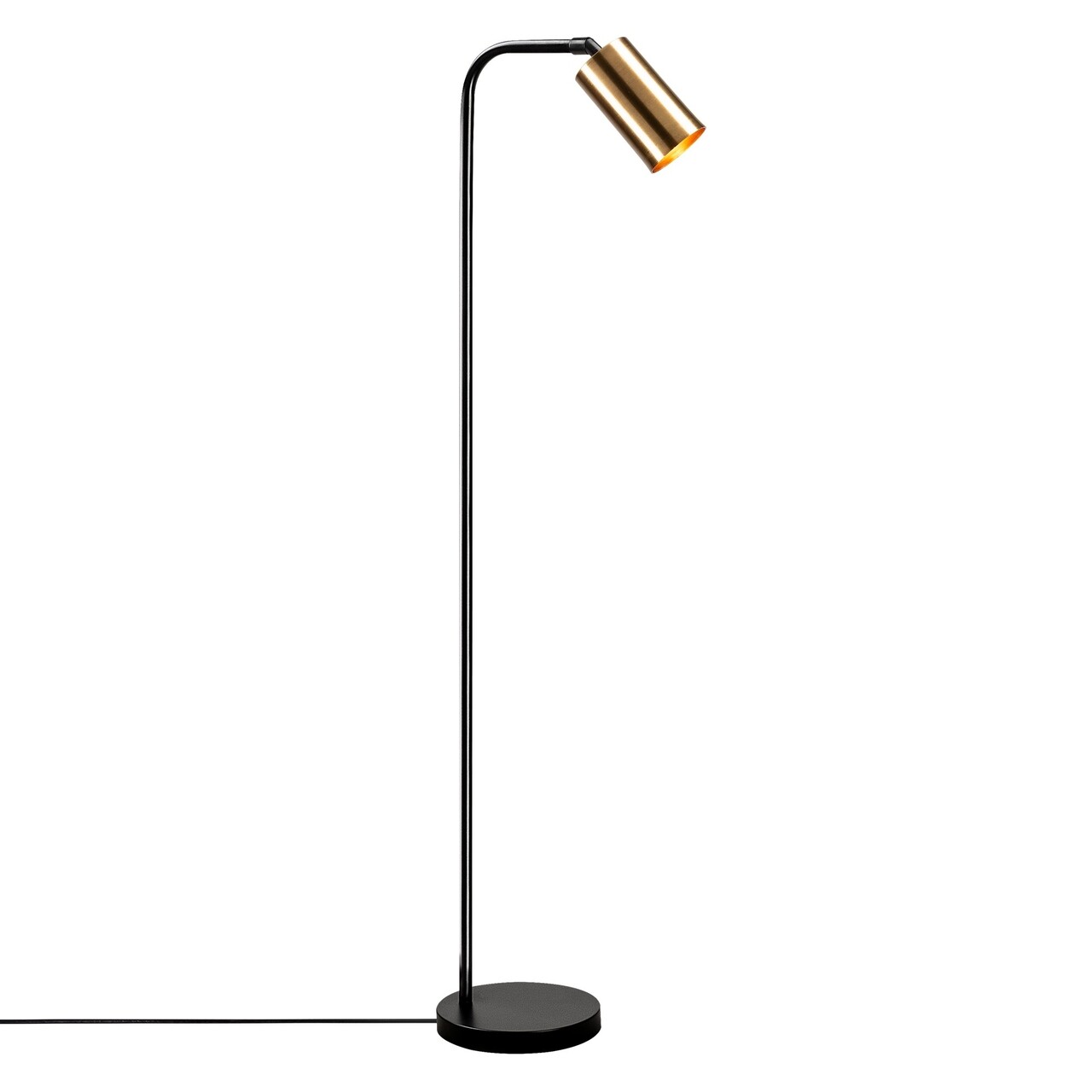 Lampadar, Emek - 4081, Tatum, 28 x 22 x 120 cm, 1 x E27, 40W, negru/aramiu antic - imagine 6